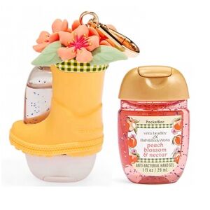 Bath & Body Works Vera Bradley Rain Boot pocketbac holder + hand sanitizer